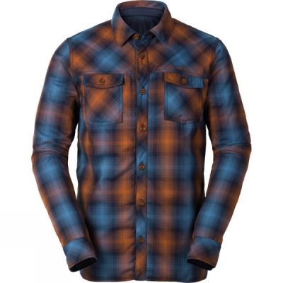 Camisa Vaude Hemavan Manga Larga Hombre - Azul Marino - Chile YDR305416